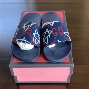 Gucci slidesApollo St. mini GG Star